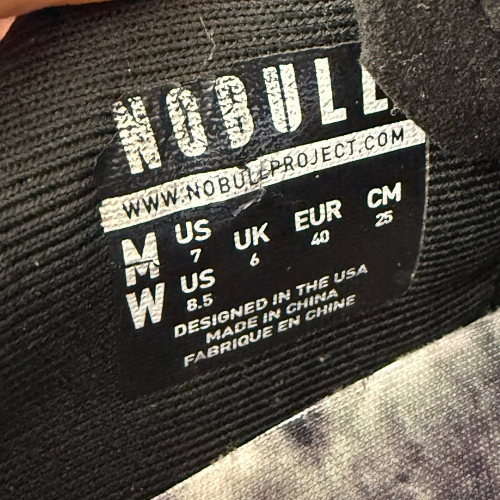 NOBULL Outwork Trainer Womens size 8.5 Black Grey Camo Cross Training Gym Shoes - Picture 7 of 10